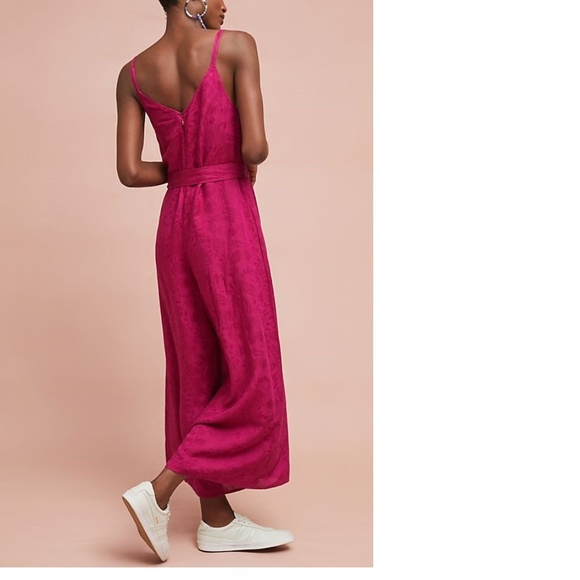 Anthropologie Jetsetter Cropped Jumpsuit NWT - Picture 3 of 4